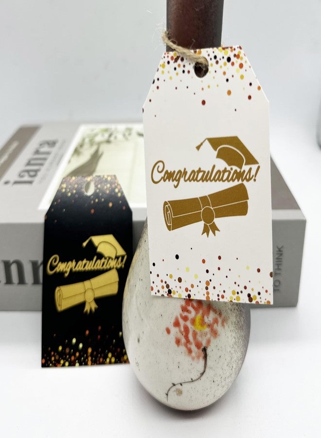 Topabel 50 Pcs Class of 2026 Graduation Gift Tags 2x3 inch Metallic Congratulation Gift Tags for College High School Graduation Party Favors - Image 4